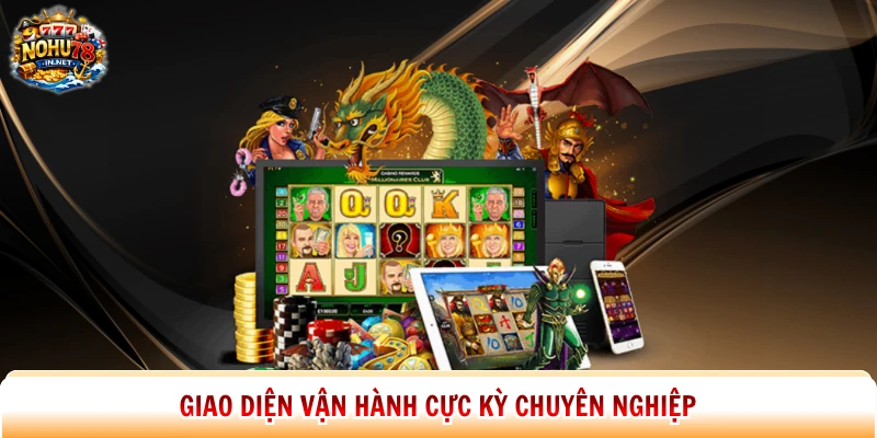 Giao diện vận hành cực kỳ chuyên nghiệp