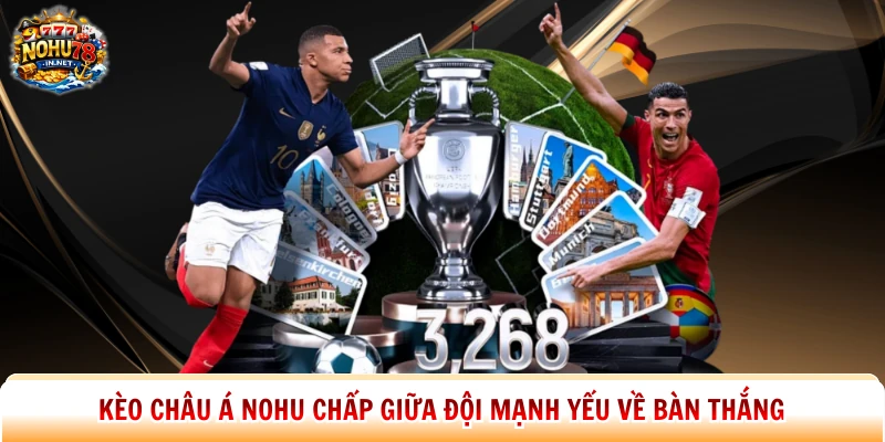 Kèo châu Á Nohu chấp giữa đội mạnh yếu về bàn thắng