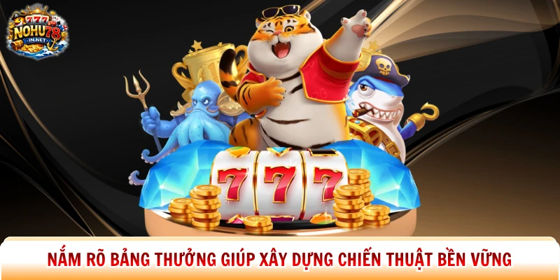 Nắm rõ bảng thưởng giúp xây dựng chiến thuật bền vững